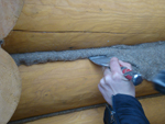 Экологичные материалы Льняная пакля для сруба деревянного дома