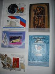 Почтовые марки СССР и зарубежья