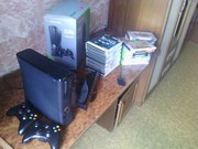 Новые,  не распакованные Xbox и Киннект,  2 геймпада,  48 игр. ПК ресивер