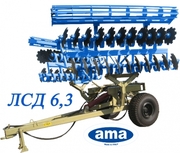 Лущильник стерневой дисковый прицепной - 6.3 и 8.5