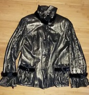 Куртка кожаная Culliano Bravo,  с отделкой из норки, пр-ва Италия 